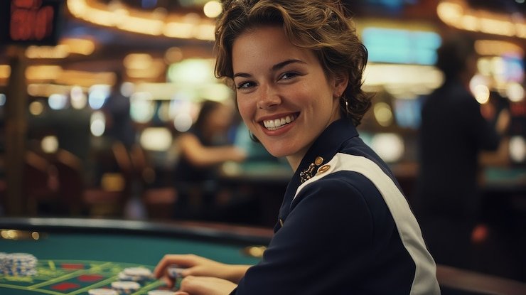 Speed Baccarat live dealer studio on sky77 apk mobile app